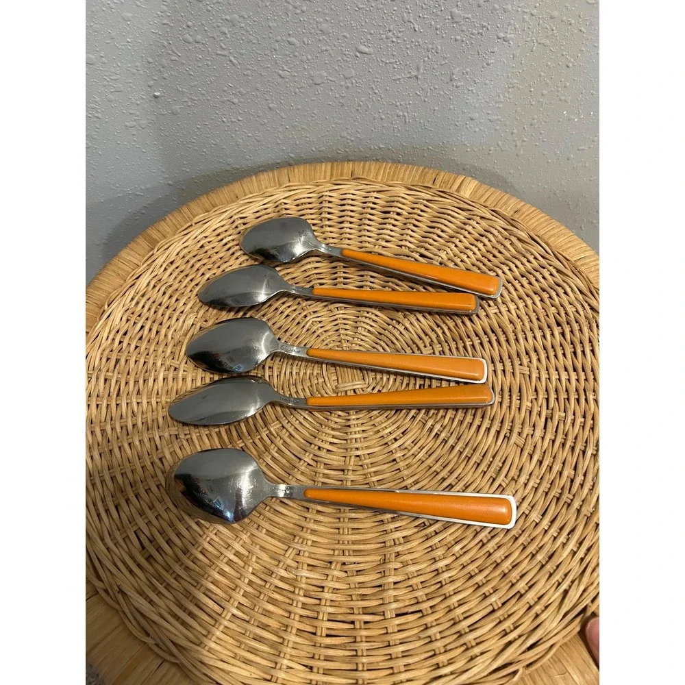 Fiesta Merengue Tangerine Dinner Spoon Set of 5